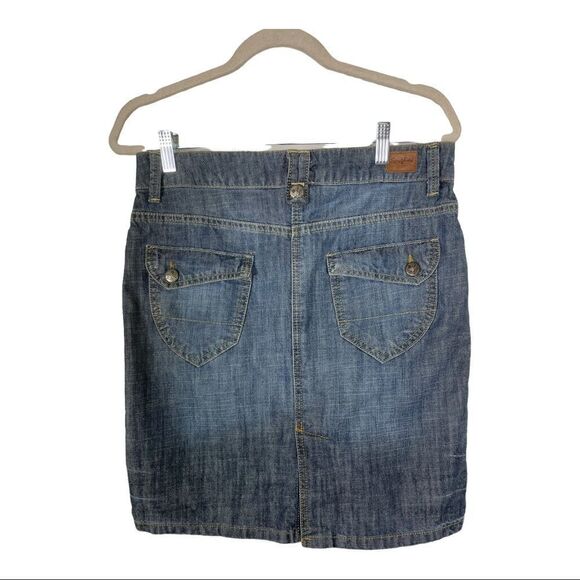 Springfield SPF Europe Women’s Size 10 Blue Denim Pencil Jean Skirt Classic - Picture 2 of 10